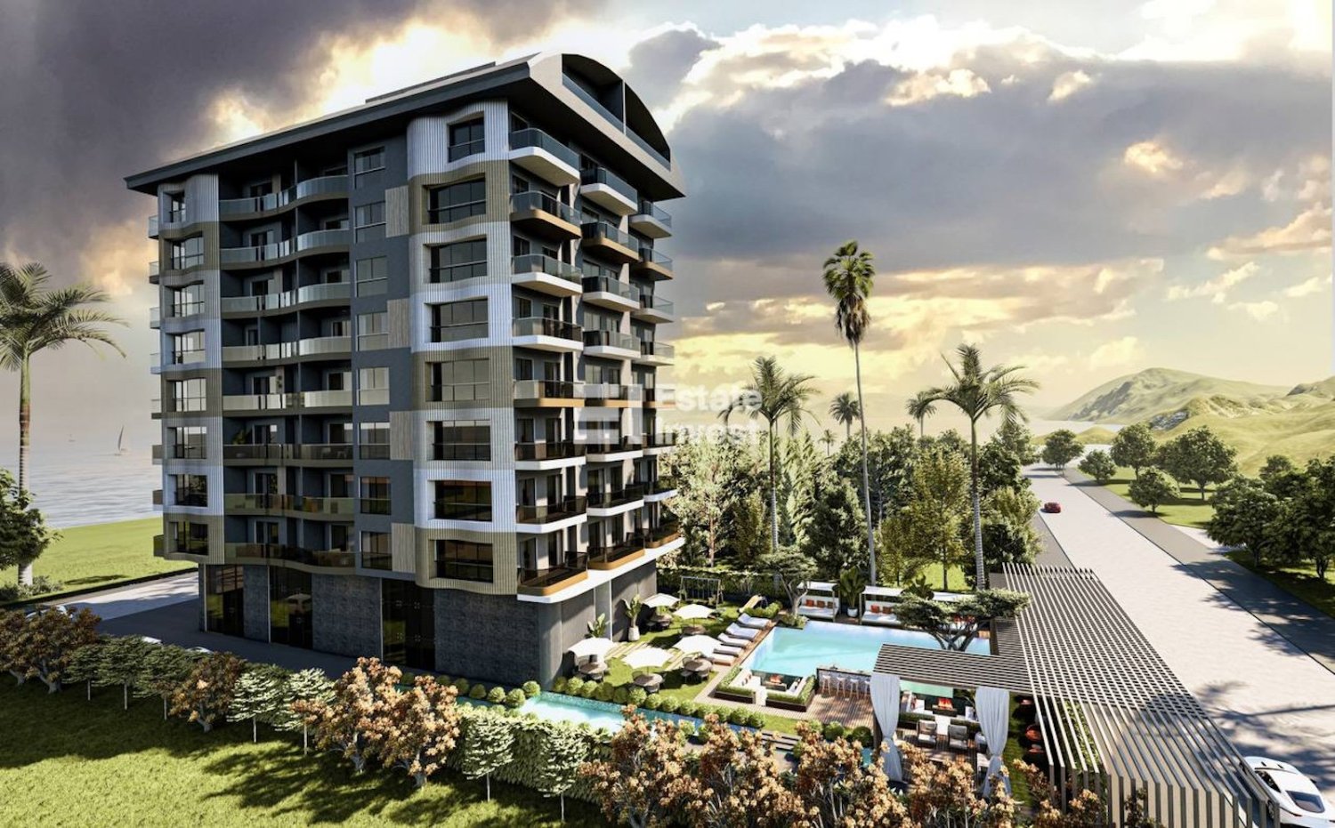 Wohnung 1+1 in Alanya, Turkey, Nr. 23747