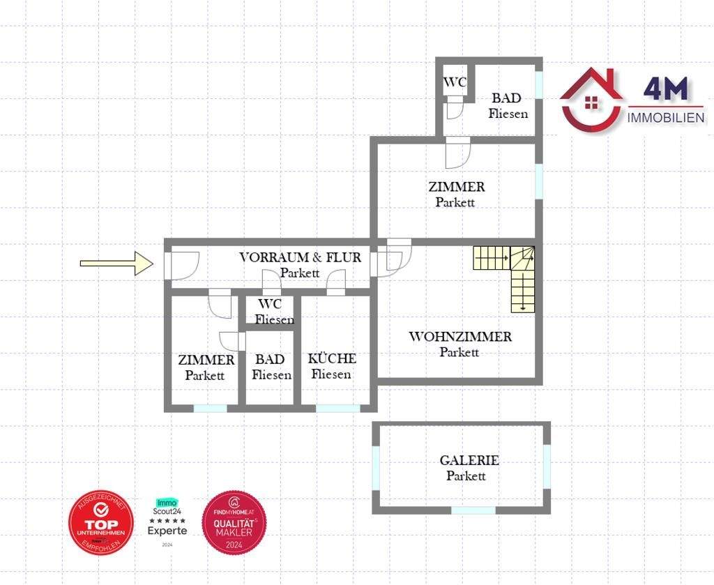 Apartamento de 3 habitaciónes en Meidling, Austria No. 130960