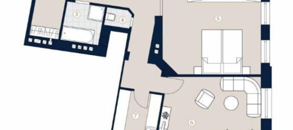 2-salle Appartement à Rudolfsheim-Funfhaus, Austria No. 217188 7