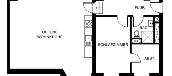 Apartamento de 1 dormitorio en Kreuzberg, Germany No. 355406 12