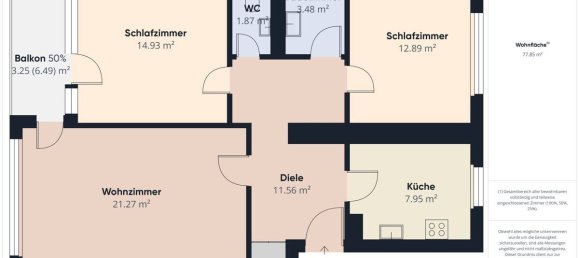 2 Schlafzimmer Wohnung in Cologne, Germany, Nr. 290186 19