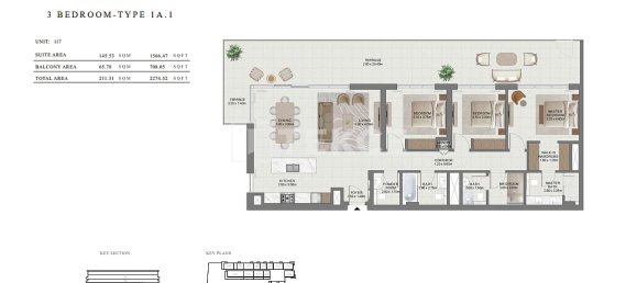3 dormitorios apartamento en venta en Dubai, UAE № 113461 14