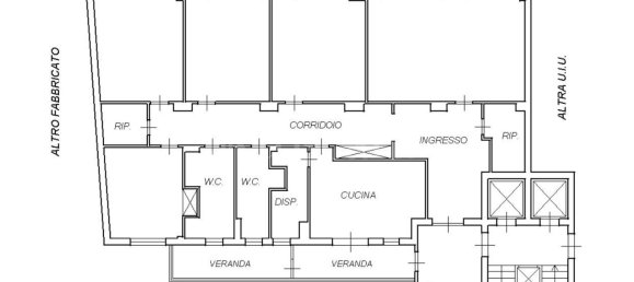 6-salle Appartement à Palermo, Italy No. 172509 2