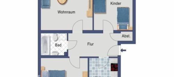 3-Zimmer Wohnung in Düsseldorf, Germany, Nr. 7765 2