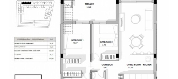 2 غرف نوم بنغالو في Torrevieja, Spain رقم 45891 46