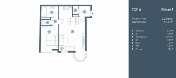 2 rooms Apartment in Dobling, Austria No. 144821 11