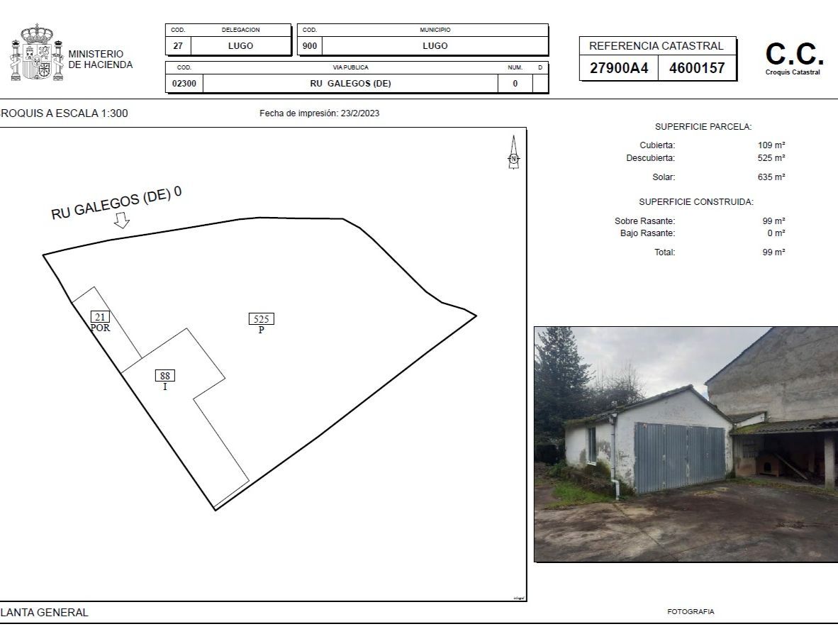 Terrain à Lugo, Spain 635m² No. 256043