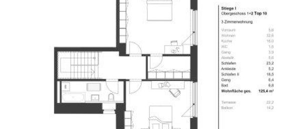 Квартира с 3 комнатами в Вена, Австрия № 175218 10