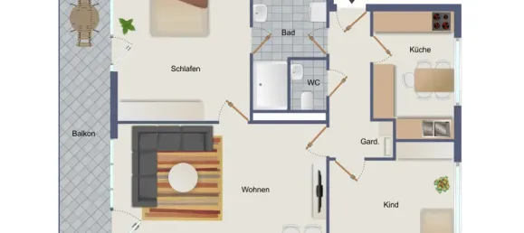 2 bedrooms Apartment in Freudenstadt, Germany No. 64009 12