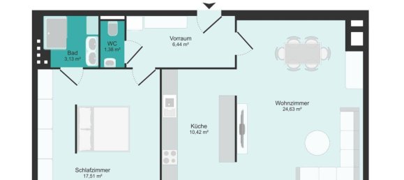 2-Zimmer Wohnung in Wien, Austria, Nr. 222892 9