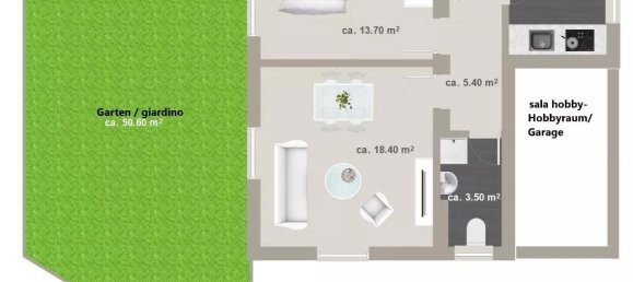 Apartamento de 2 divisões em Trentino-Alto Adige, Italy N.º 68843 17