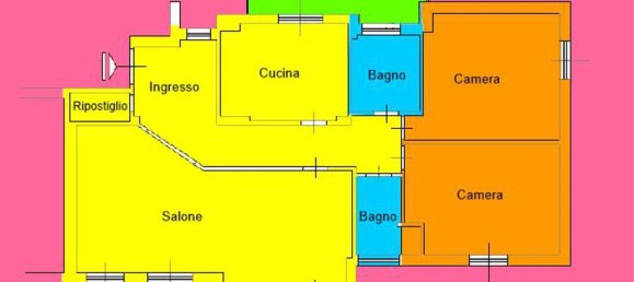 3-salle Appartement à Livorno, Italy No. 223707 20