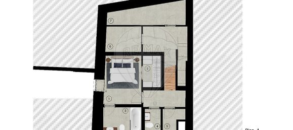 Dúplex de 2 dormitorios en Porto, Portugal No. 41235 41