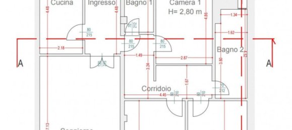 Квартира с 4 комнатами в Азоло, Италия № 177571 23