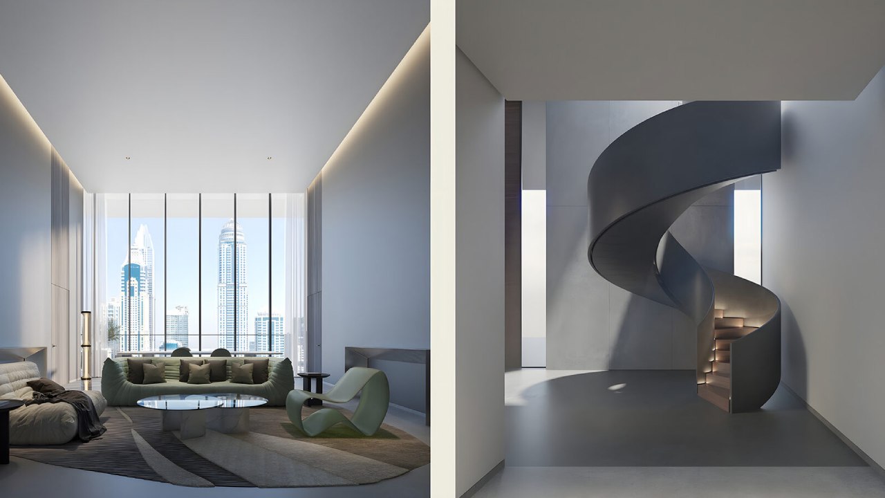 Apartamento de 3 dormitorios en W Residences Dubai Harbour, Dubai Marina, UAE No. 62874