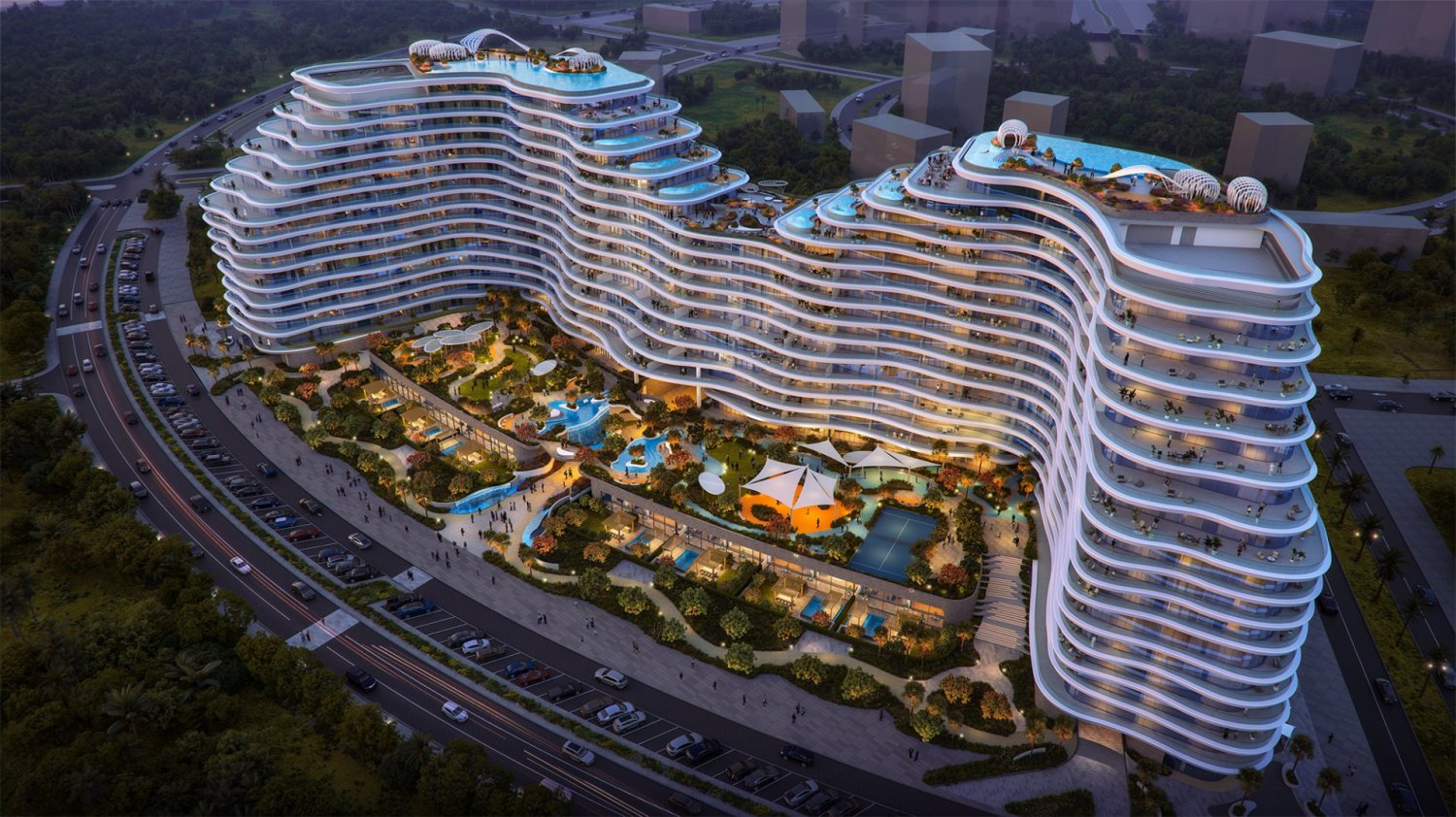 Apartamento de 1 dormitorio en Ras Al Khaimah, UAE No. 46352