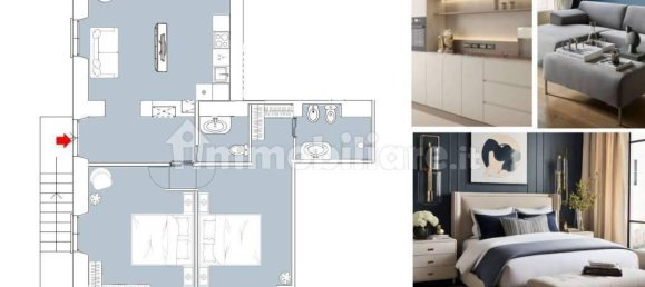 Квартира с 3 комнатами в Рим, Италия № 36356 4