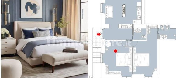 Квартира с 3 комнатами в Рим, Италия № 36356 9