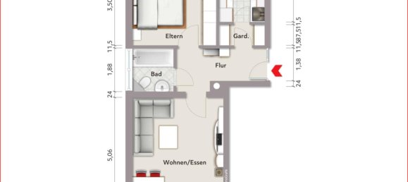 1 غرف نوم شقة في Biberach, Germany رقم 13905 10