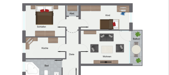 2 chambres Appartement à Recklinghausen, Germany No. 120302 20