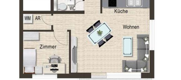 Квартира с 2 спальнями в Goppingen, Германия № 51508 9