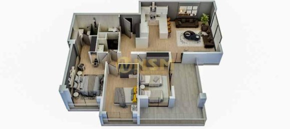 Wohnung 3+1 in Mersin, Turkey, Nr. 9455 13