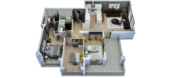 Wohnung 3+1 in Mersin, Turkey, Nr. 9455 7