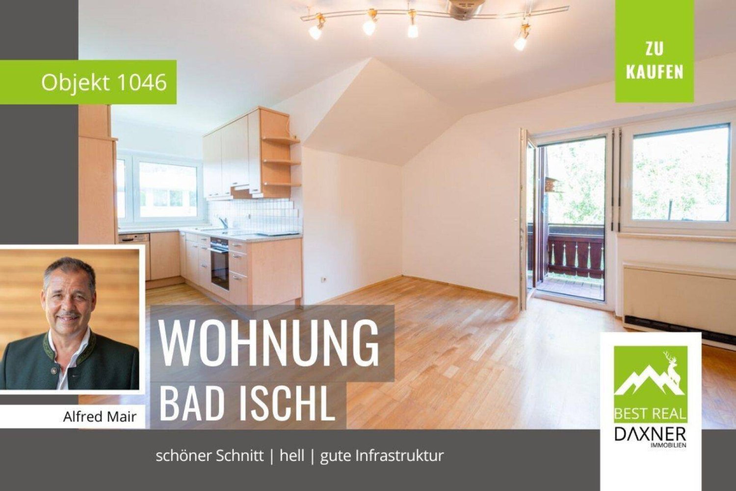 3 rooms Apartment in Bad Ischl, Austria No. 217660