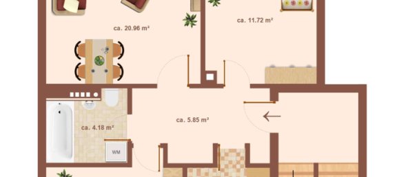 Apartamento T2 em Main-Kinzig, Germany N.º 270352 2