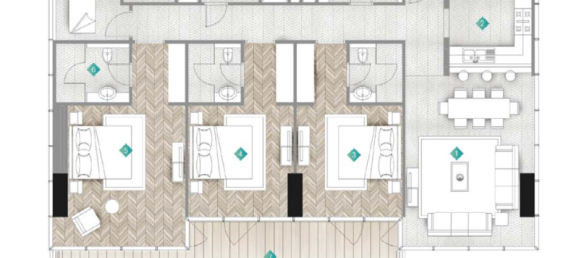 Студия в Al Marjan Island, ОАЭ № 121555 9