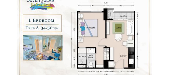 1 bedroom Apartment in Pattaya, Thailand No. 20190 10