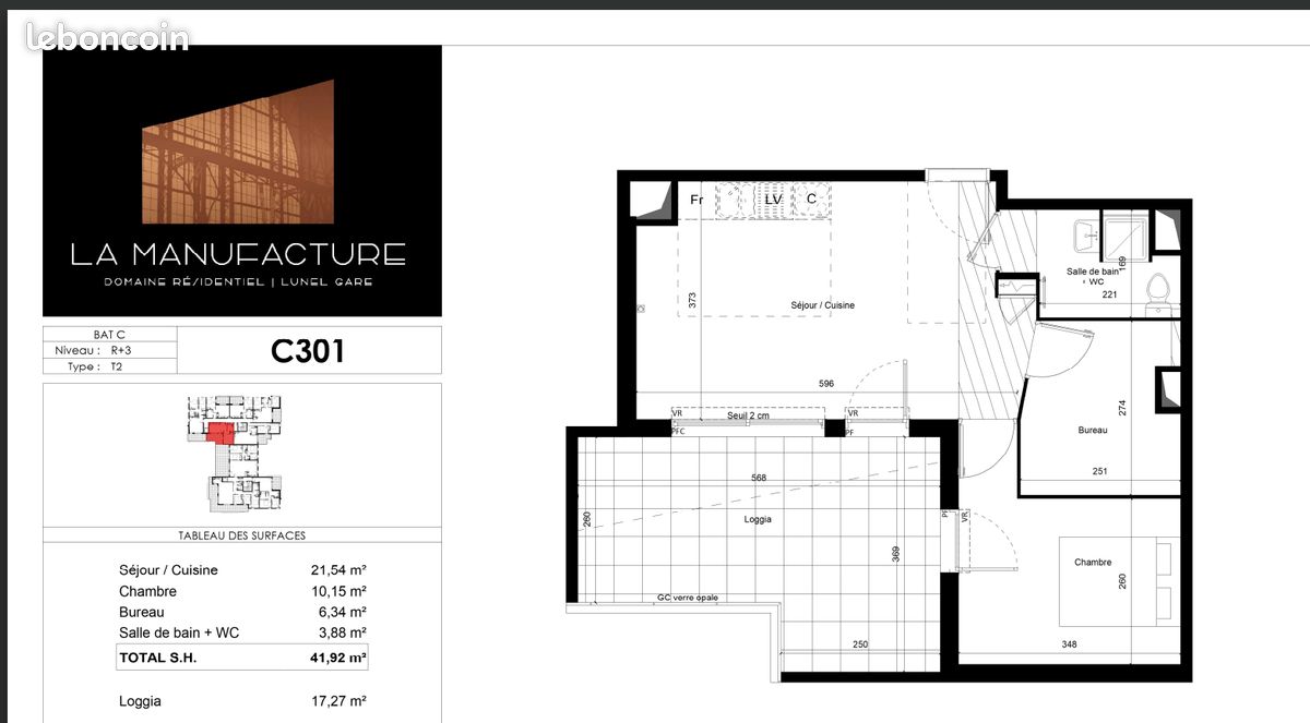 1 Schlafzimmer Wohnung in Lunel, France, Nr. 341768