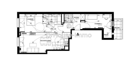 2 bedrooms Apartment in Bobigny, France No. 179089 2