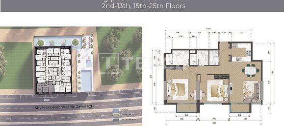 2 غرف نوم شقة في Jumeirah Village Triangle, UAE رقم 65008 21