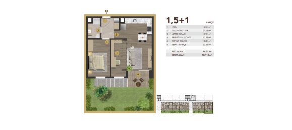 2 rooms Apartment in Zeytinburnu, Turkey No. 23013 13