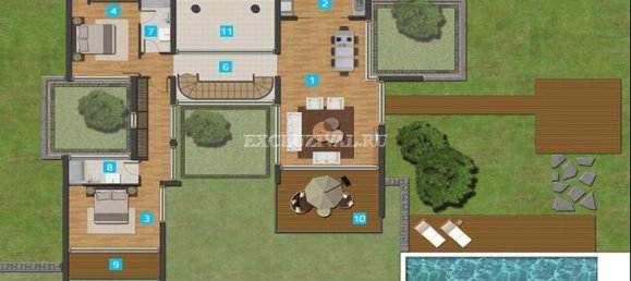 Villa 5+1 in Bodrum, Turkey, Nr. 28257 2