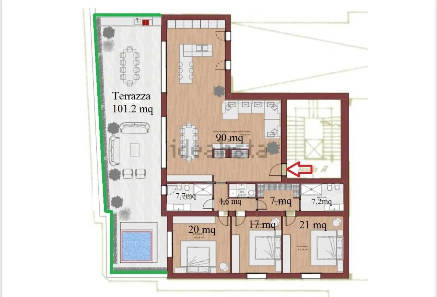 8 Schlafzimmer Penthouse in Padua, Italy, Nr. 371908