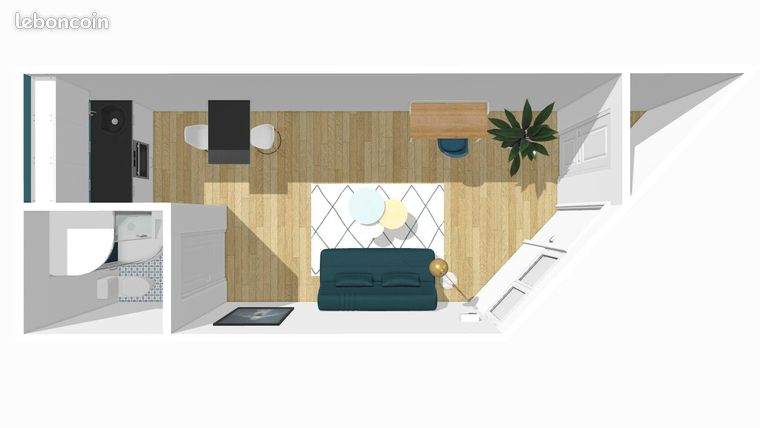 1 Schlafzimmer Wohnung in Le Pre-Saint-Gervais, France, Nr. 313475