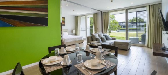 Кондоминиум  с 1 спальней в Банг Тао, Таиланд № 68537 2