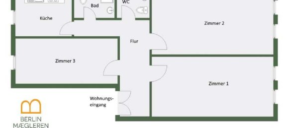 Apartamento de 3 divisões em Kreuzberg, Germany N.º 99666 10