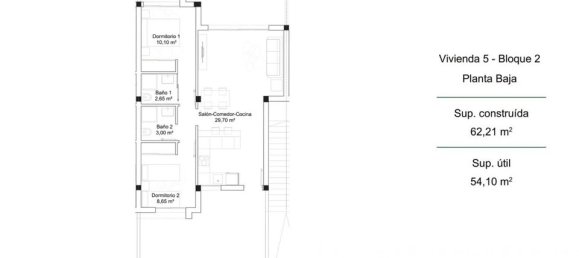 Бунгало с 2 спальнями в Ла Зения, Испания № 178190 40