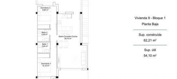 Бунгало с 2 спальнями в Ла Зения, Испания № 178190 41