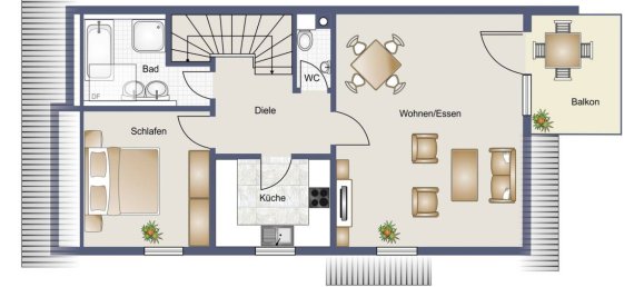 3-salle Appartement à Boblingen, Germany No. 280619 25