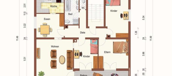 5 غرف نوم شقة في Neu-Ulm, Germany رقم 312389 31