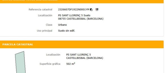 Terrain à Castellbisbal, Spain 502m² No. 22117 3