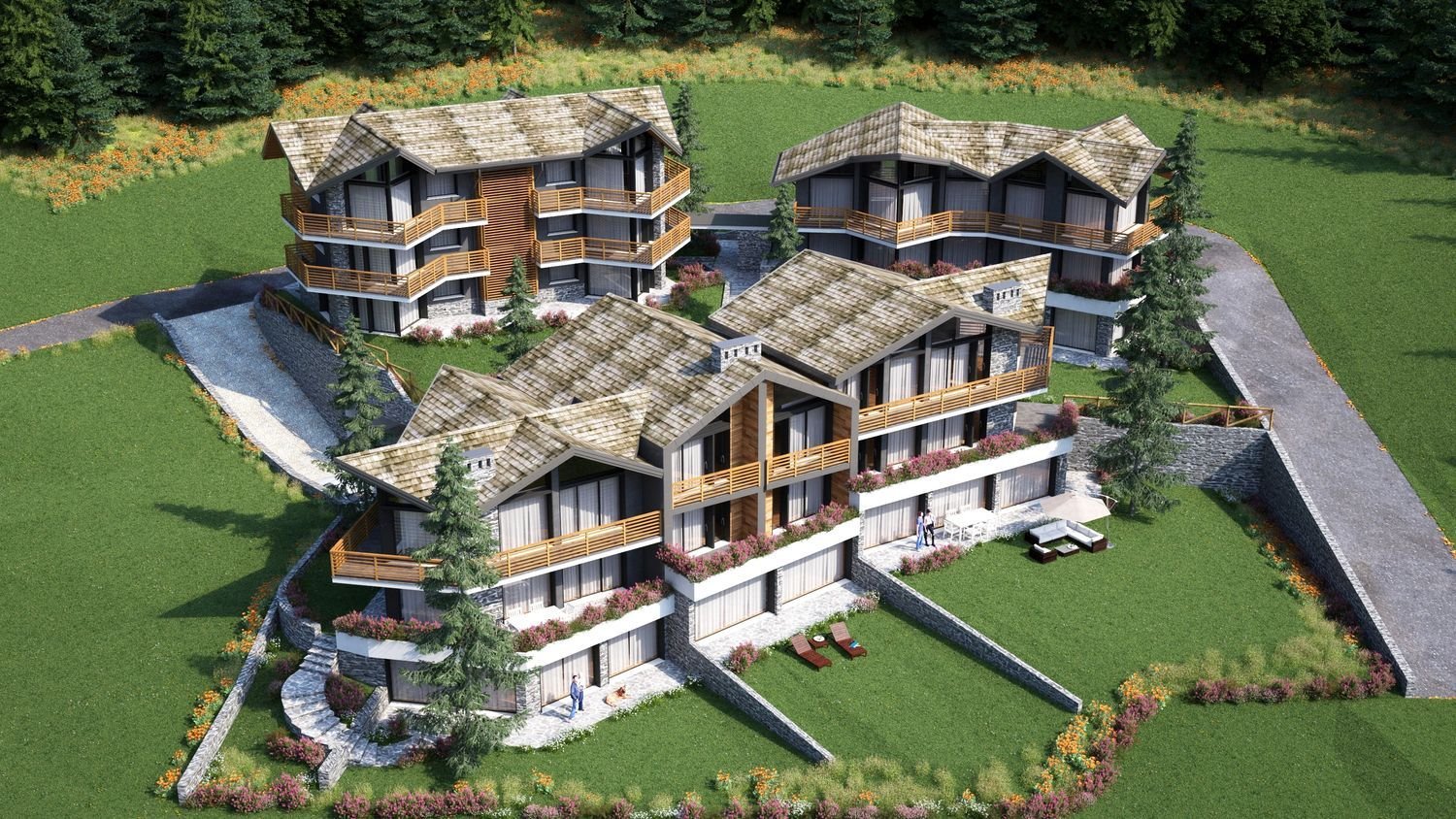 3-salle Duplex à Ponte di Legno, Italy No. 61706