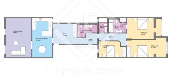 Apartamento de 3 dormitorios en Eixample, Spain No. 42323 40