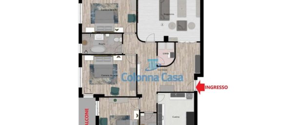 Квартира с 5 комнатами в Меркольяно, Италия № 223569 36