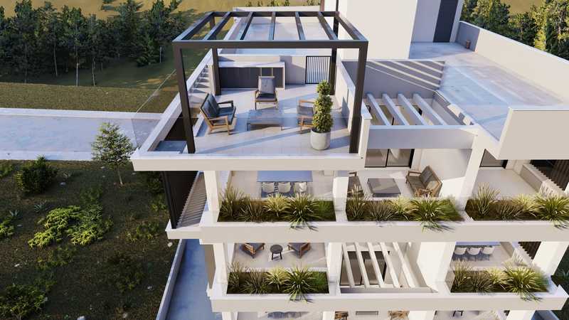 2 chambres Penthouse à Agios Athanasios, Cyprus No. 11051