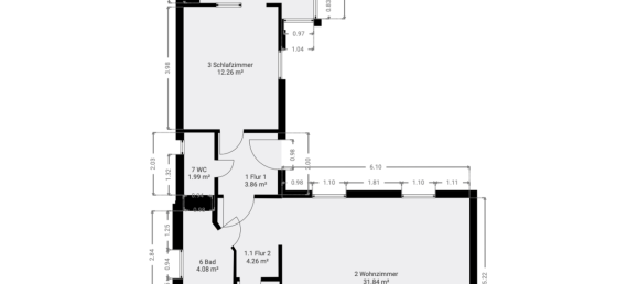 3غرفة شقة في Radebeul, Germany رقم 113334 31